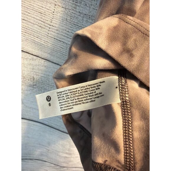 Lululemon Cool Racerback Short Tank Top Diamond Dye Mink Berry Size 6 - Picture 3 of 3